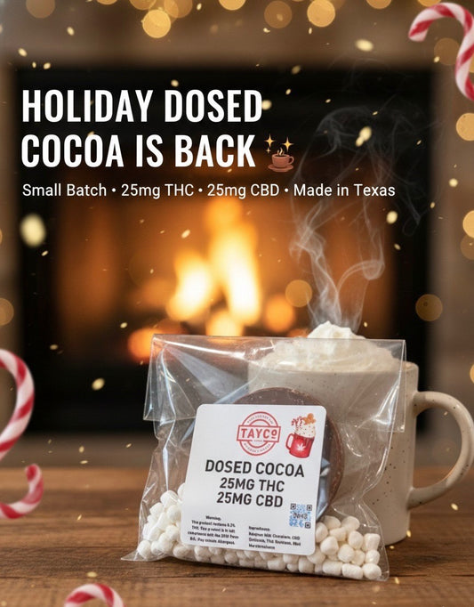 Tayco Farms Dosed Cocoa – 25mg THC • 25mg CBD