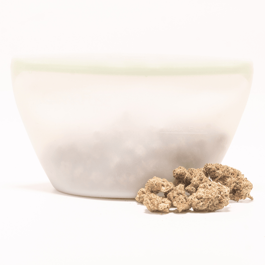 CannaFuse infusion pouch beside hemp flower