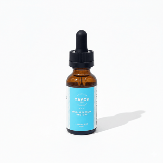 Tayco Farms full spectrum CBD tincture 1500mg bottle