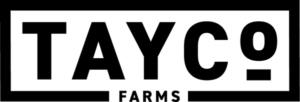 Tayco Farms black horizontal logo