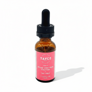 Tayco Farms broad spectrum CBD tincture 1500mg bottle