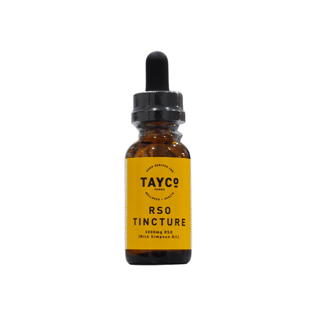 Tayco Farms RSO tincture 3000mg bottle