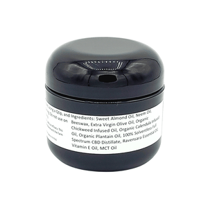 Tayco Farms Spencer's Remedy topical jar, back label