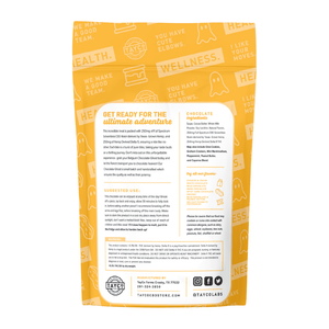 Tayco Farms True Spectrum ghost chocolate pouch, back label